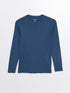 LC Waikiki Crew Neck Long Sleeve Combed Cotton Men's T-shirt